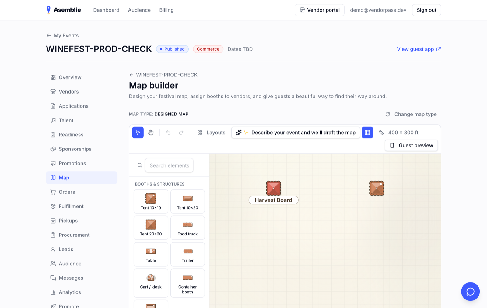 Map Builder — Designed View